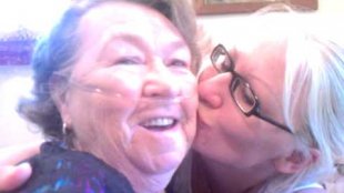 granny kissing tube