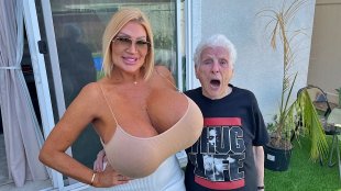 granny huge boobs tube
