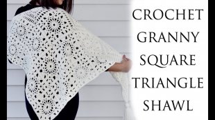granny square shawl you tube