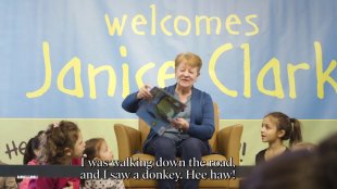 See a Scottish grand adorably read The Wonky - today